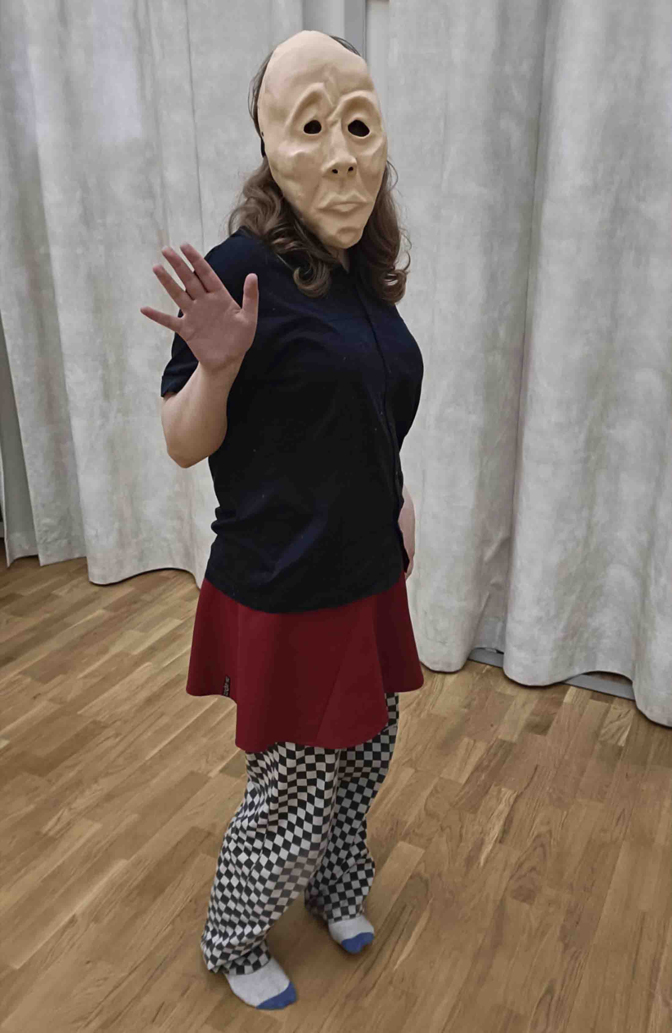 Naamioiden maailma kurssilta kuva